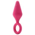 Flirts Pull Plug - plug anale piccolo - silicone rosa