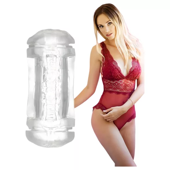 The Girl Next Door Sophia - masturbatore vaginale e orale - trasparente
