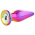 Glamour Glass - vibratore anale in vetro con telecomando (colorato)
