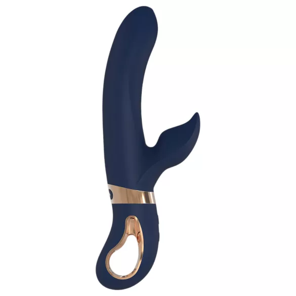 Dream Toys Atropos - vibratore ricaricabile riscaldante - silicone blu