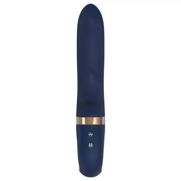 Dream Toys Atropos - vibratore ricaricabile riscaldante - silicone blu