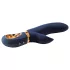 Dream Toys Atropos - vibratore ricaricabile riscaldante - silicone blu