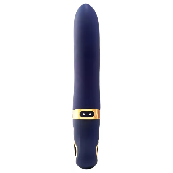 Dream Toys Atropos - vibratore ricaricabile riscaldante - silicone blu