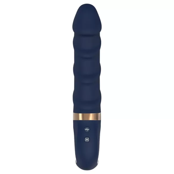 Goddess Belenos - vibratore punto G riscaldante - silicone blu