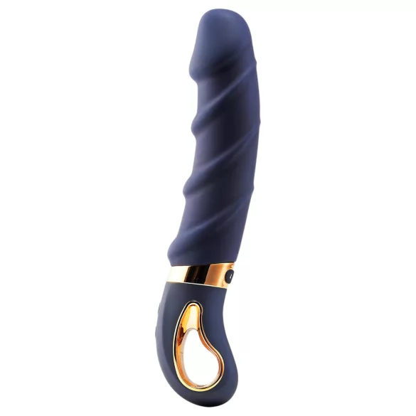 Goddess Belenos - vibratore punto G riscaldante - silicone blu