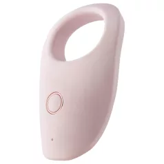   Vivre Bibi - anello fallico vibrante ricaricabile - silicone rosa