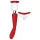 Red Revolution Georgia - vibratore punto G e pompa clitoridea - rosso