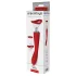 Red Revolution Georgia - vibratore punto G e pompa clitoridea - rosso