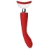 Red Revolution Georgia - vibratore punto G e pompa clitoridea - rosso