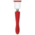 Red Revolution Georgia - vibratore punto G e pompa clitoridea - rosso