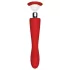Red Revolution Georgia - vibratore punto G e pompa clitoridea - rosso