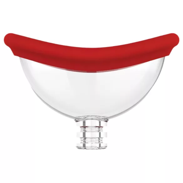 Red Revolution Georgia - vibratore punto G e pompa clitoridea - rosso