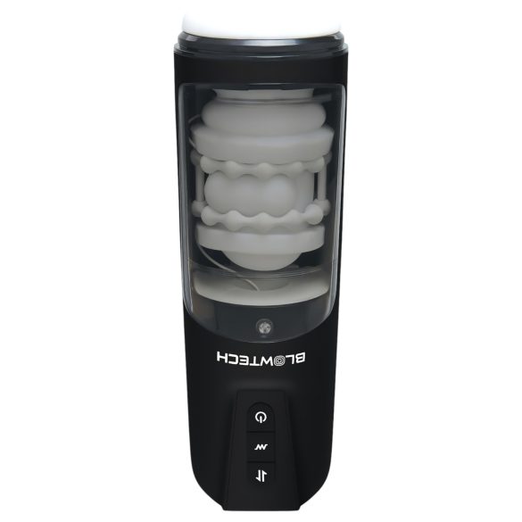 Dreamtoys Blowtech - masturbatore vibrante e rotante (nero)