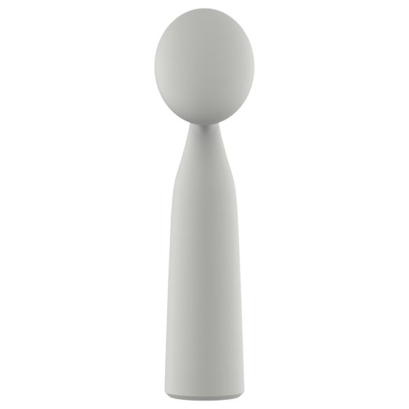 Nude Luna - mini wand vibratore ricaricabile - grigio