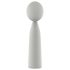 Nude Luna - mini wand vibratore ricaricabile - grigio