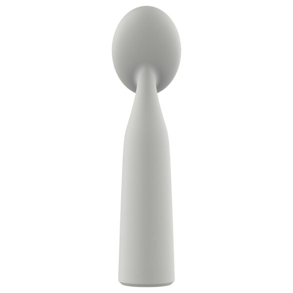 Nude Luna - mini wand vibratore ricaricabile - grigio