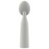 Nude Luna - mini wand vibratore ricaricabile - grigio
