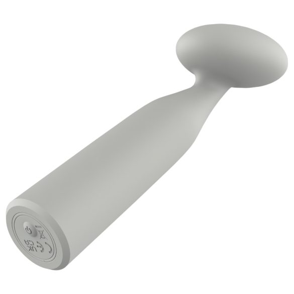 Nude Luna - mini wand vibratore ricaricabile - grigio