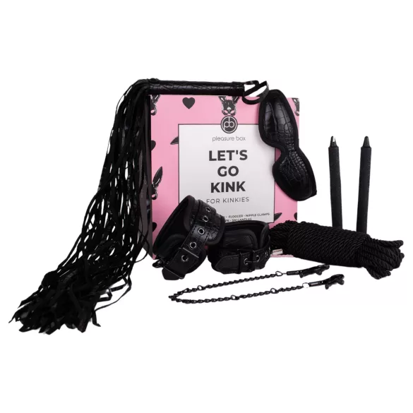 Pleasure Box Let's Go Kink - set bondage - 6 pezzi