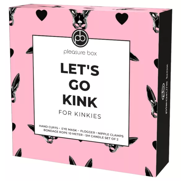 Pleasure Box Let's Go Kink - set bondage - 6 pezzi