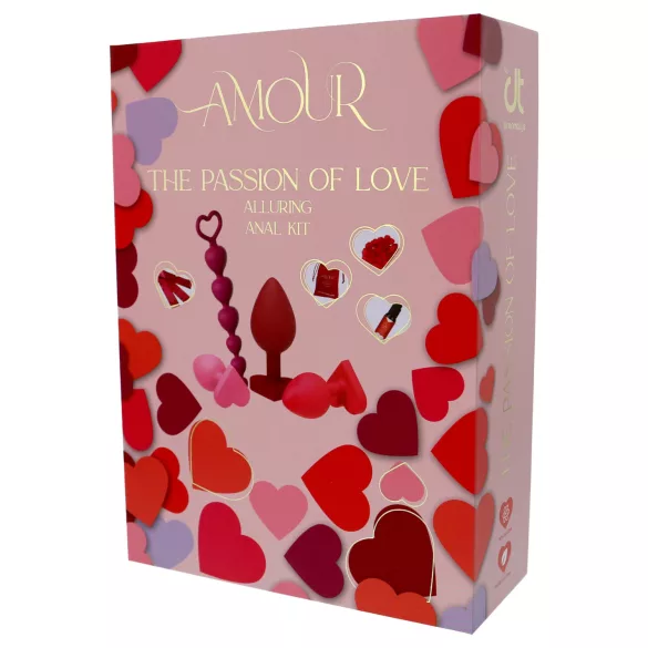 Dreamtoys Amour - set regalo per training anale (rosso)