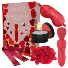 Dreamtoys Amour - set di vibratore wand (rosso)