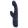 Goddess - vibratore coppia con testa flessibile (blu scuro)