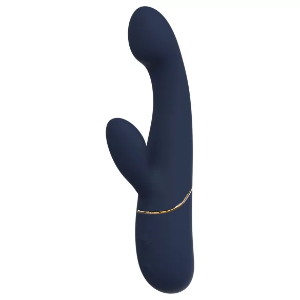 Goddess - vibratore coppia con testa flessibile (blu scuro)