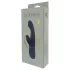Goddess - vibratore coppia con testa flessibile (blu scuro)