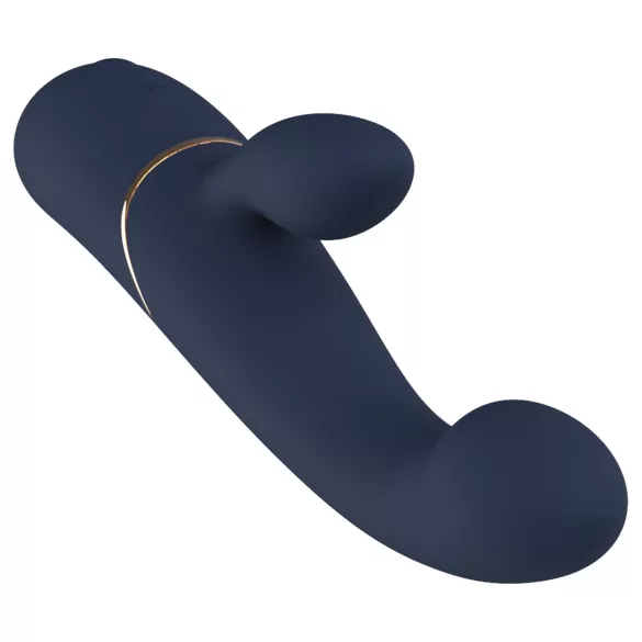 Goddess - vibratore coppia con testa flessibile (blu scuro)