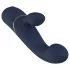 Goddess - vibratore coppia con testa flessibile (blu scuro)