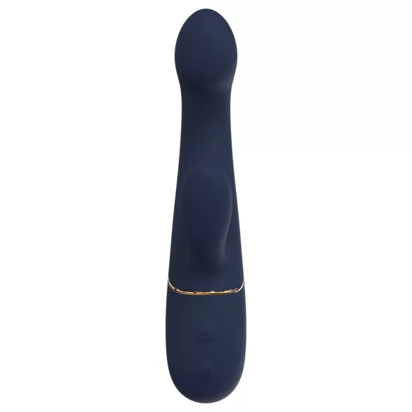 Goddess - vibratore coppia con testa flessibile (blu scuro)