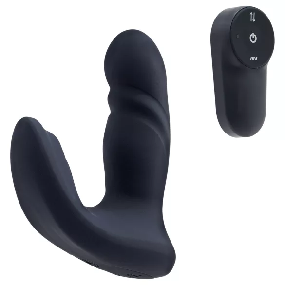 Dreamtoys Pulz - vibratore anale a spinta con telecomando (blu)