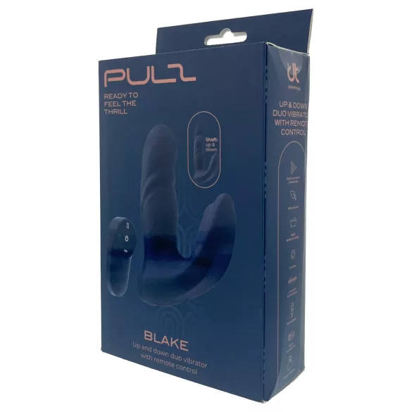 Dreamtoys Pulz - vibratore anale a spinta con telecomando (blu)