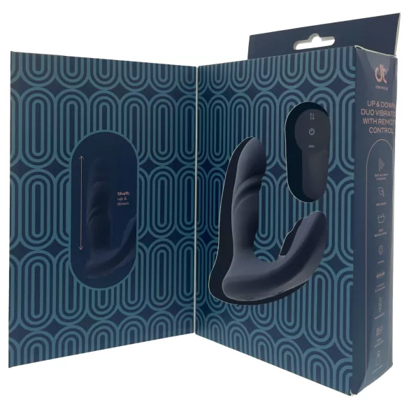 Dreamtoys Pulz - vibratore anale a spinta con telecomando (blu)
