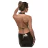 Guilty Pleasure Allure - set collare e catena per il corpo (nero)