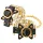 Allure - manette da polso con perle - nero
