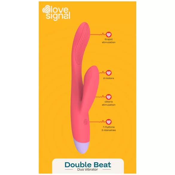 Dreamtoys Love Signal - vibratore punto G con braccio clitorideo