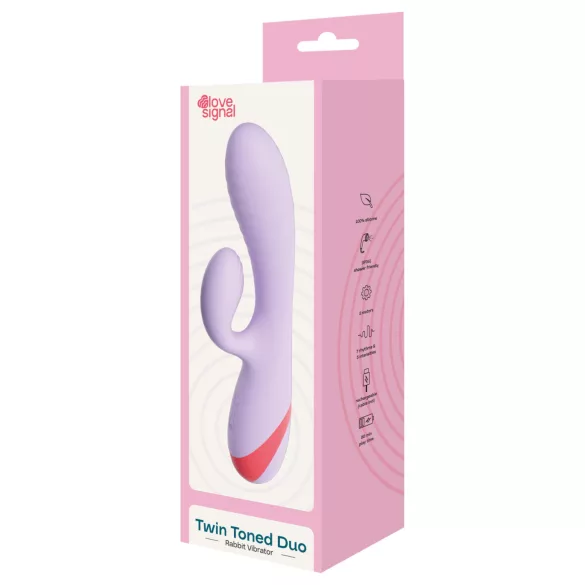 Dreamtoys Love Signal - vibratore con braccio per clitoride (viola)