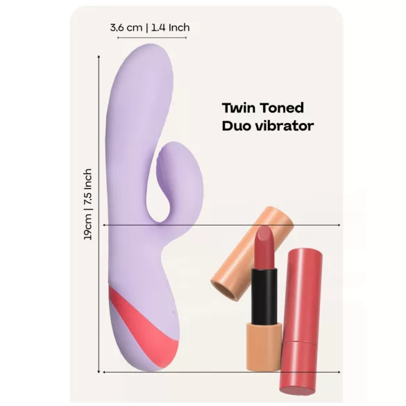 Dreamtoys Love Signal - vibratore con braccio per clitoride (viola)