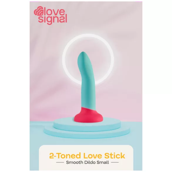 Dreamtoys Love Signal - dildo piccolo bicolore in silicone (blu)