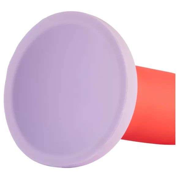 Dreamtoys Love Signal - dildo in silicone bicolore medio (rosso)