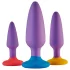 Dreamtoys Love Signal - set di plug anali (viola)