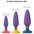 Dreamtoys Love Signal - set di plug anali (viola)