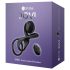 Snail Vibe Jovi - anello fallico con vibratore coppia - silicone nero