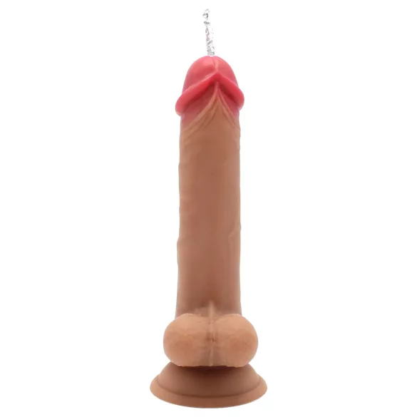 Kiotos Cox Power - dildo vibrante eiaculante con telecomando (color carne)
