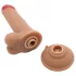 Kiotos Cox Power - dildo vibrante eiaculante con telecomando (color carne)