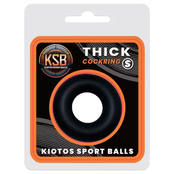 Kiotos - spesso anello fallico in silicone S (nero)