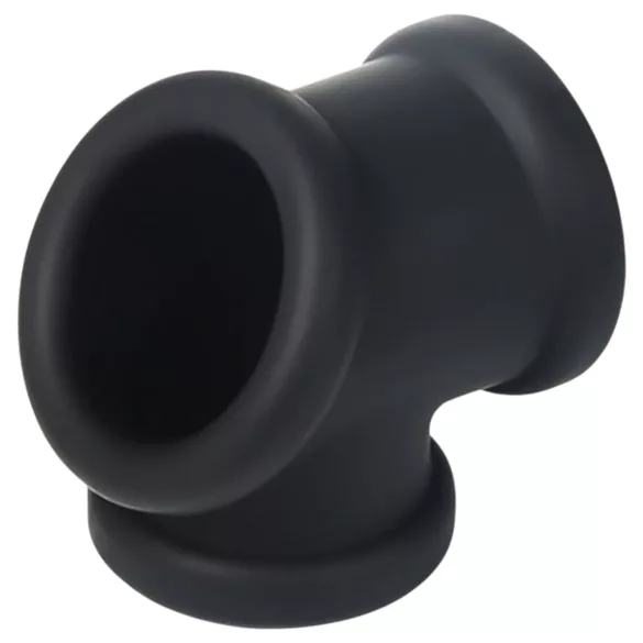 Kiotos - allungapenis e allungascroto in silicone (nero)