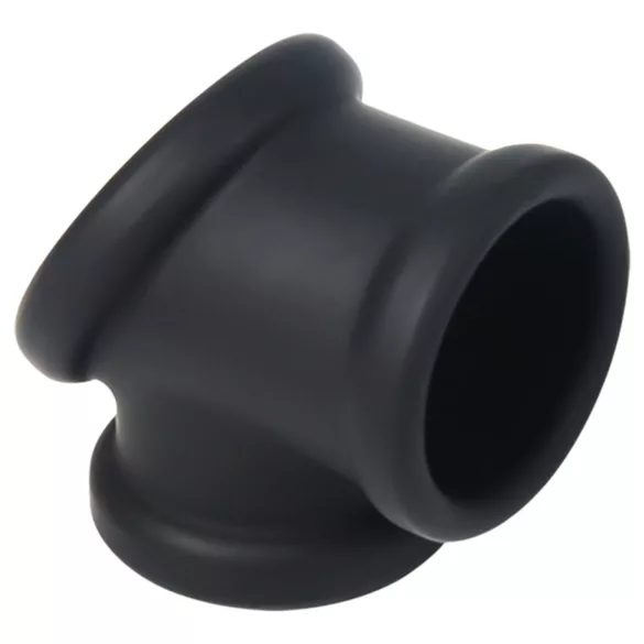 Kiotos - allungapenis e allungascroto in silicone (nero)